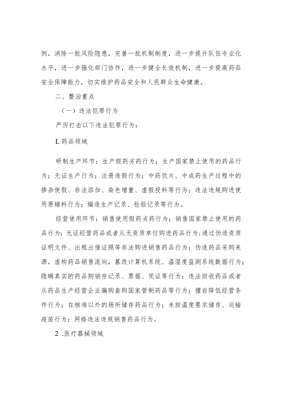 XX县关于深入开展药品安全专项整治行动的实施方案.docx_第2页