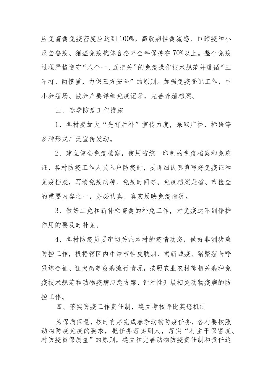 XX乡2022年春季动物疫病防控工作实施方案.docx_第2页