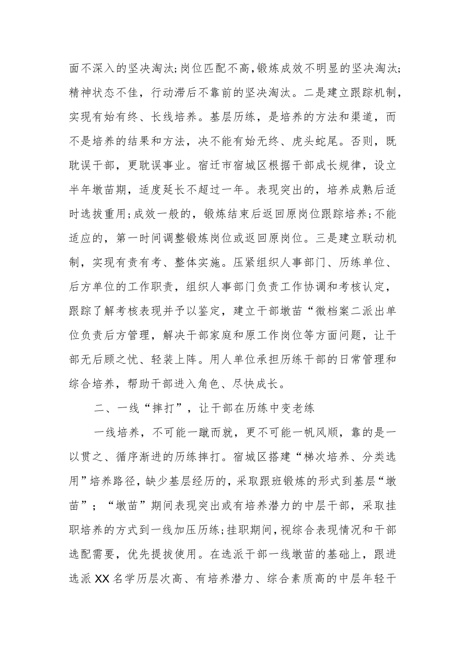 加强新时代年轻干部队伍建设心得：让一线成为培育年轻干部的主战场.docx_第3页