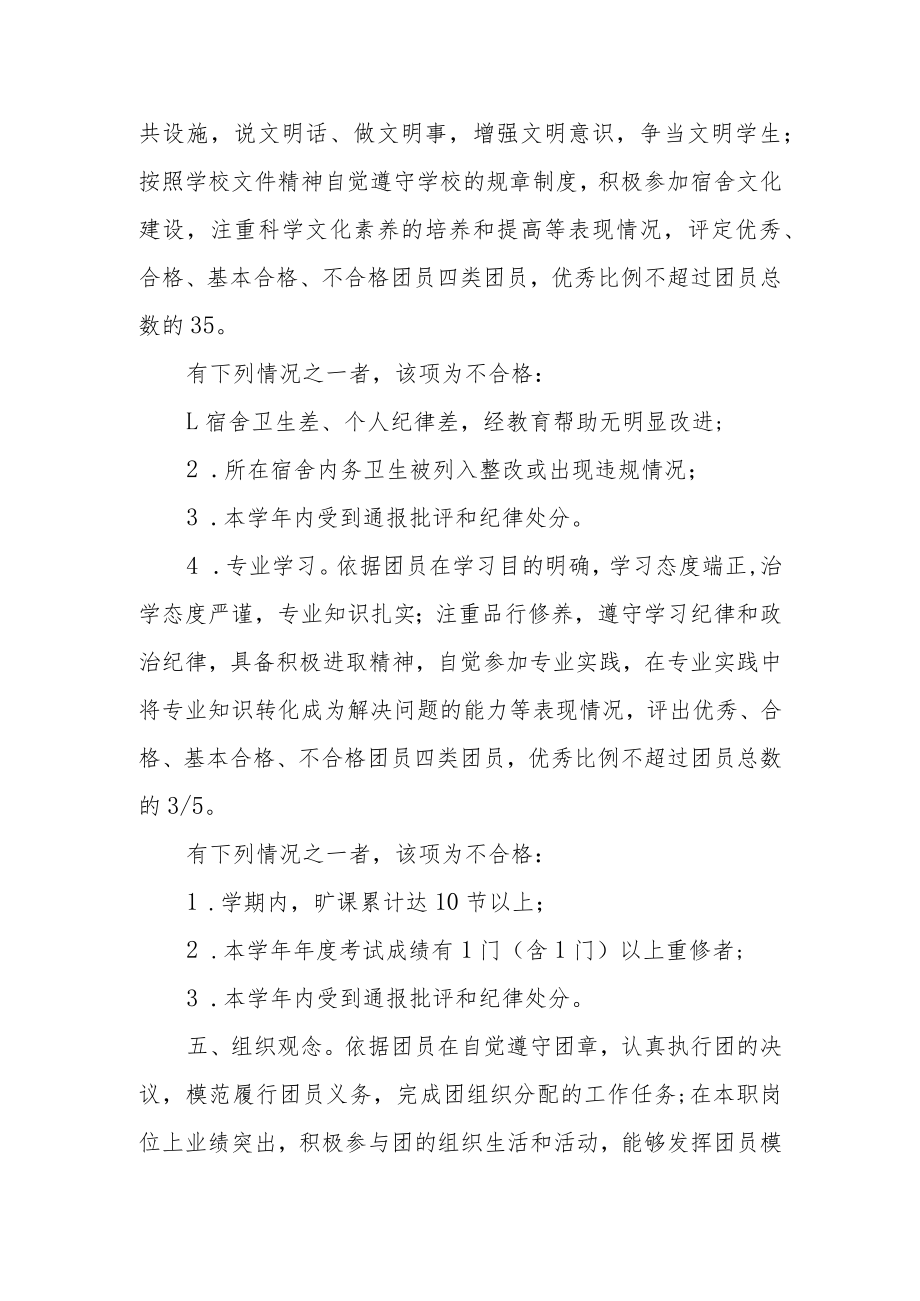 职业技术学院团员教育评议标准.docx_第2页