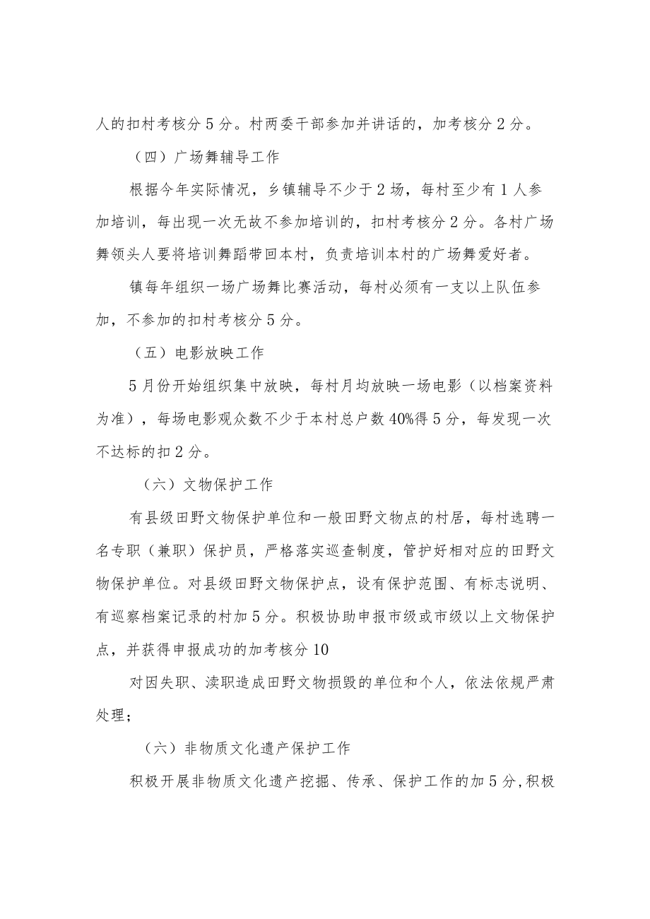 XX镇2021年度文化工作考核办法.docx_第3页