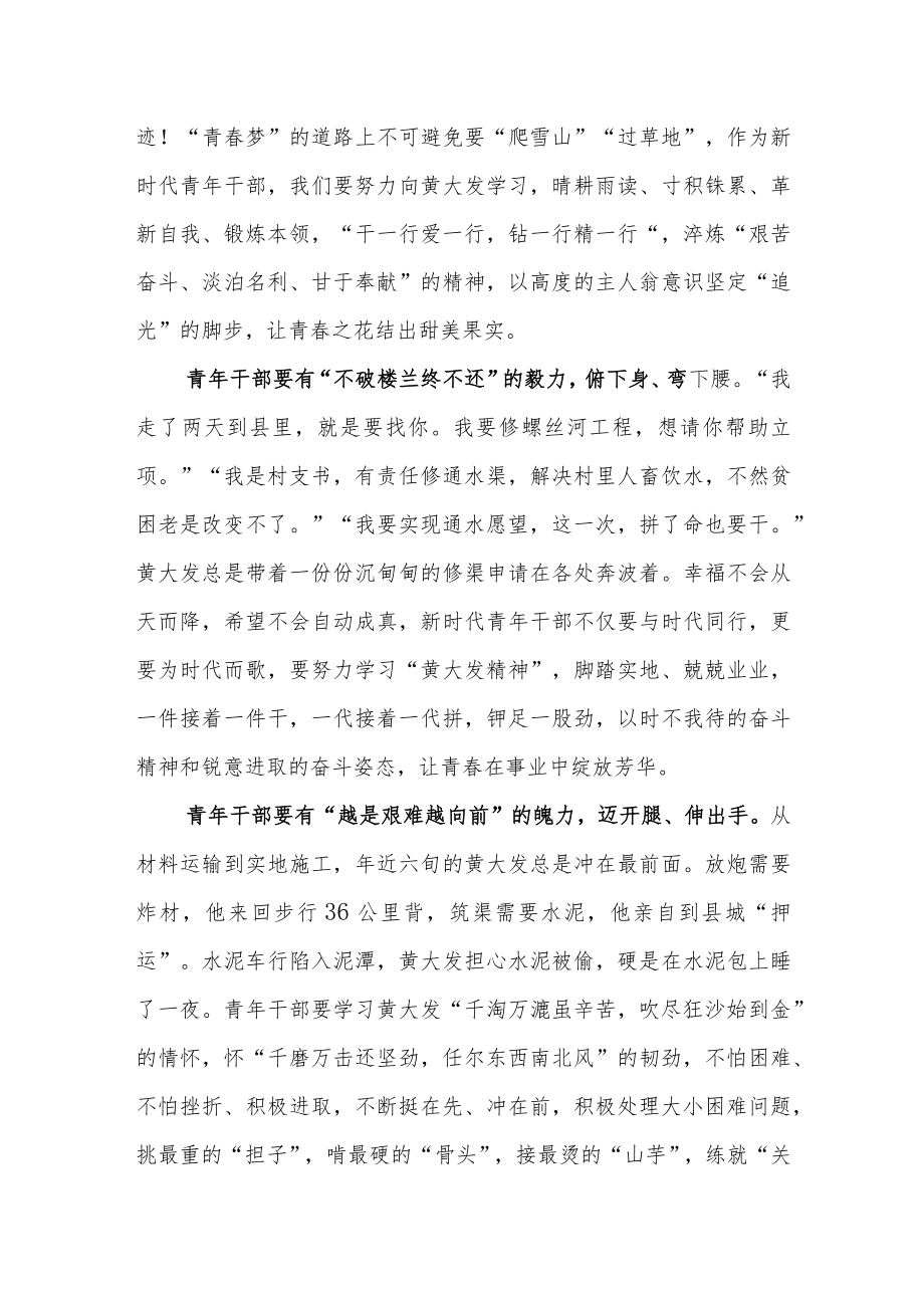 （5篇）观看《高山清渠》心得体会研讨发言材料.docx_第2页