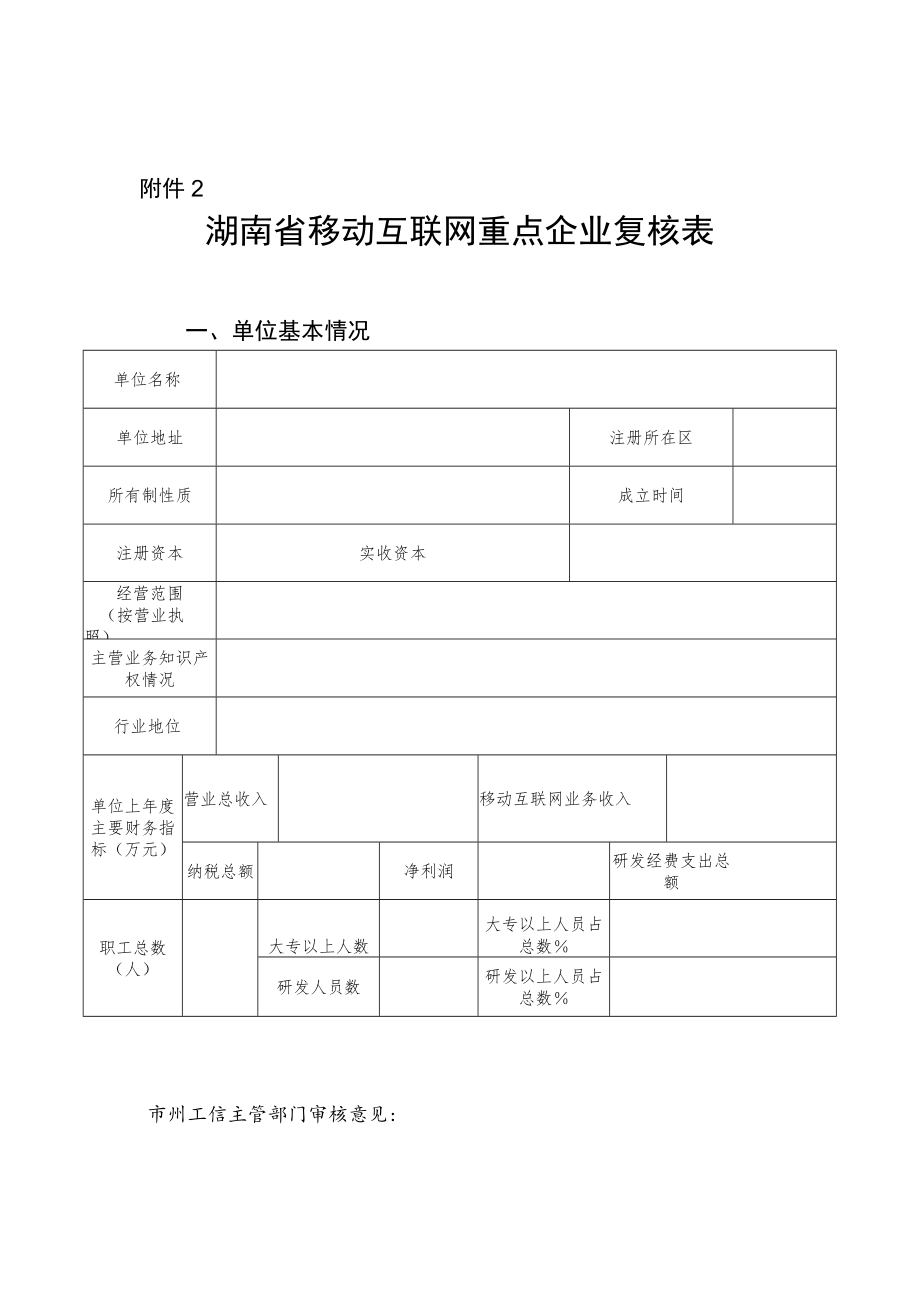 湖南省移动互联网重点企业复核表.docx_第1页