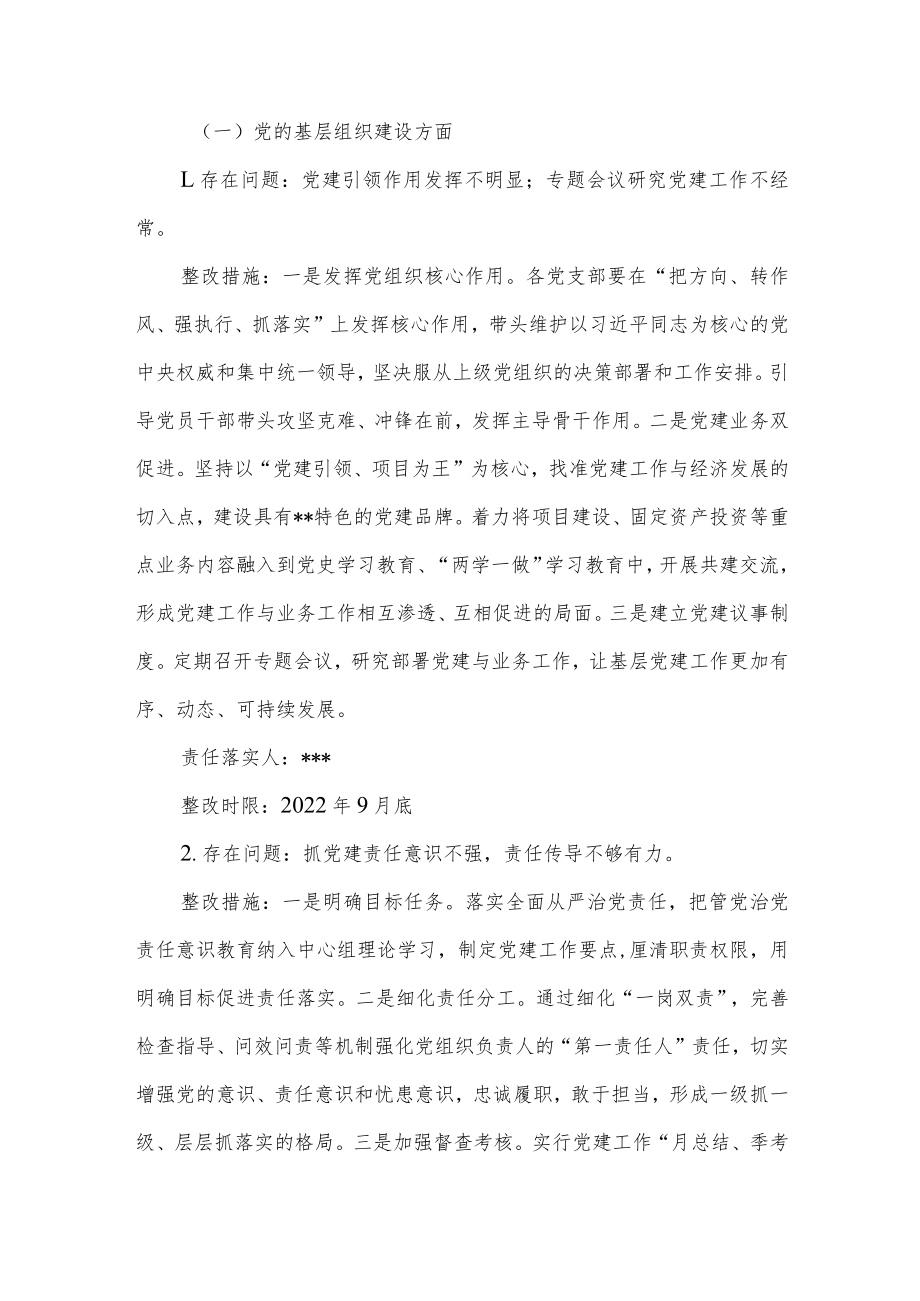 省委巡视反馈某局基层党组织建设存在问题的整改方案.docx_第2页