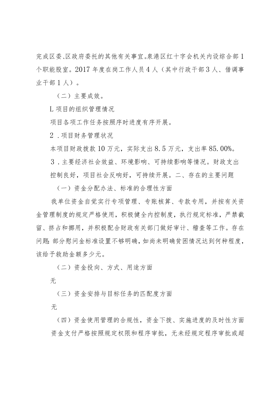 部门专项(一次性项目)专项绩效评价报告.docx_第2页