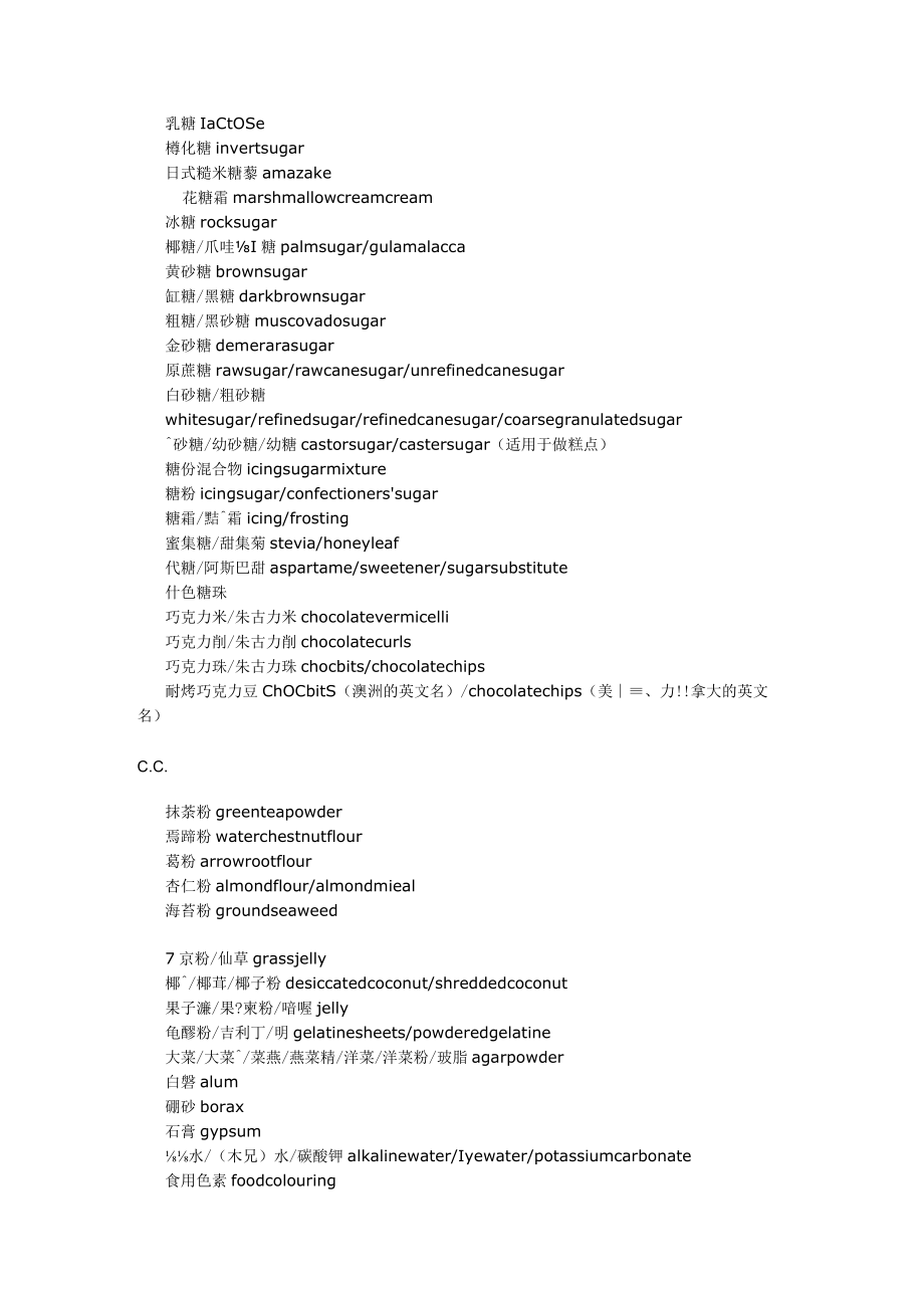 食品材料英文名.docx_第2页