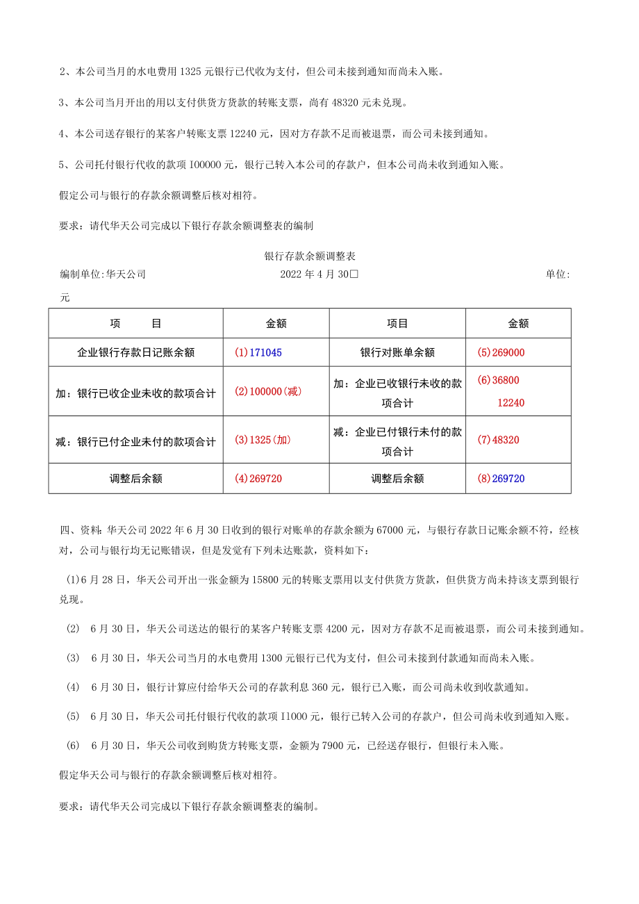 银行余额调节表习题4.docx_第3页