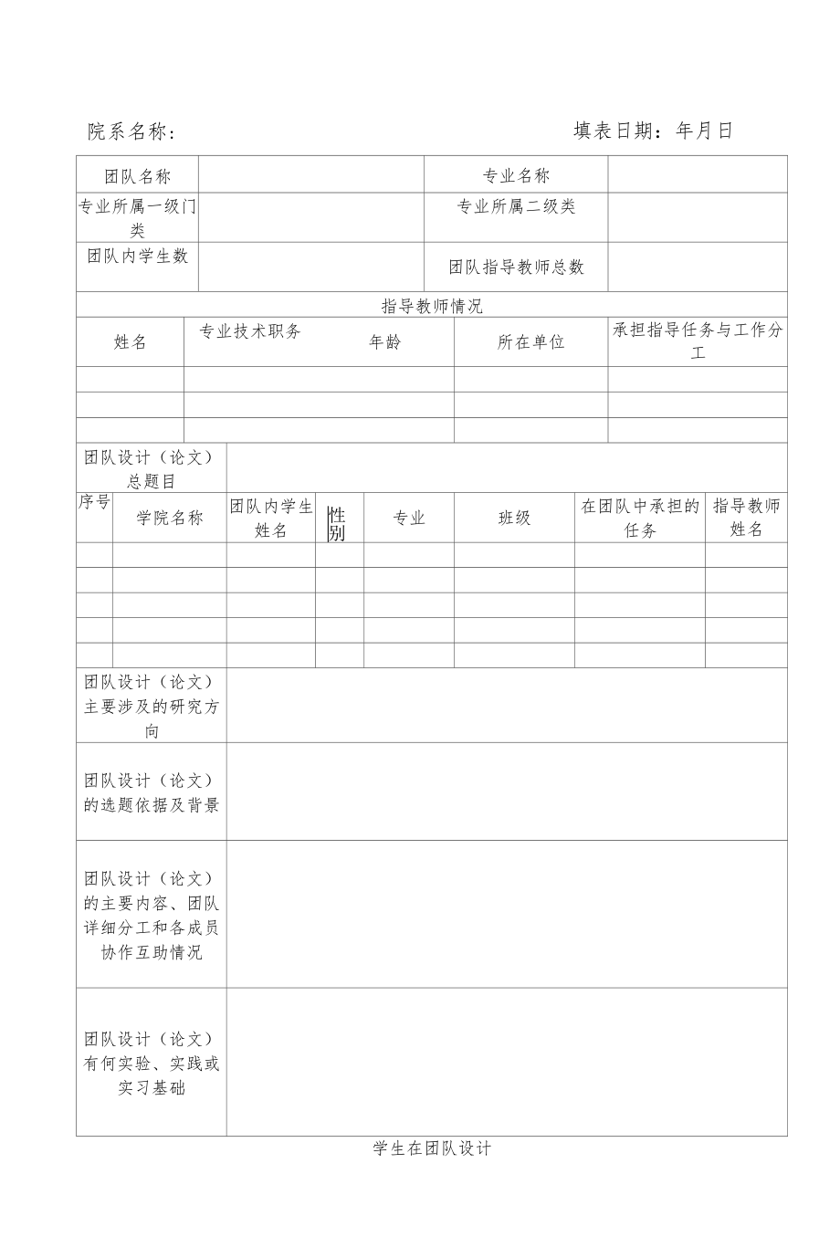 南京审计大学金审学院团队优秀毕业设计论文推荐表.docx_第1页