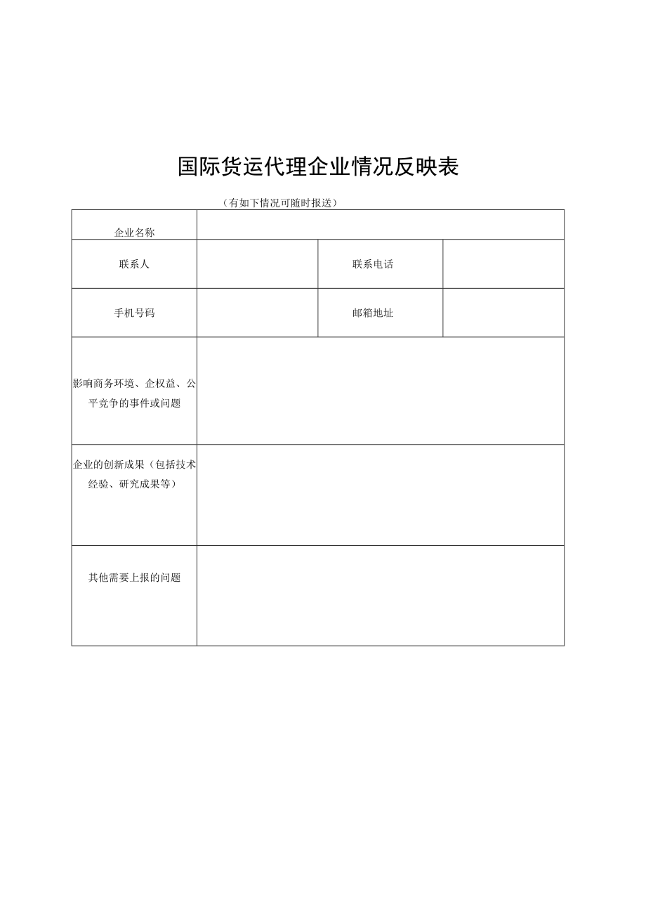 国际货运代理企业业务备案表、情况反映表.docx_第2页