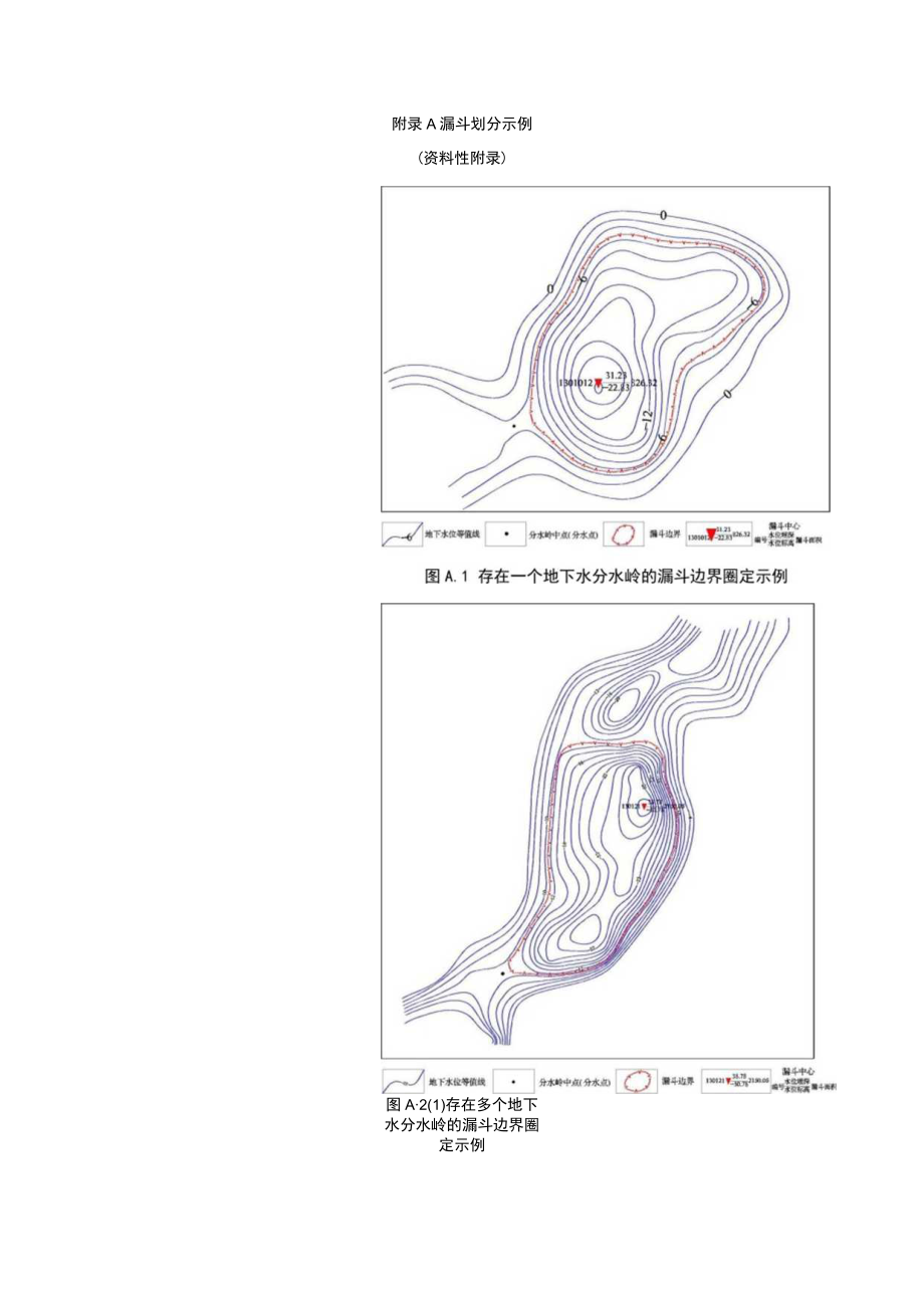 地下水位降落漏斗划分示例、流程、图示图例、统计、体积计算、对比分析.docx_第1页