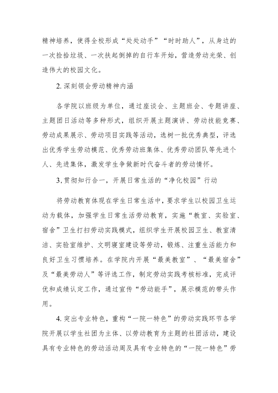 学院劳动教育宣传活动月实施方案.docx_第3页