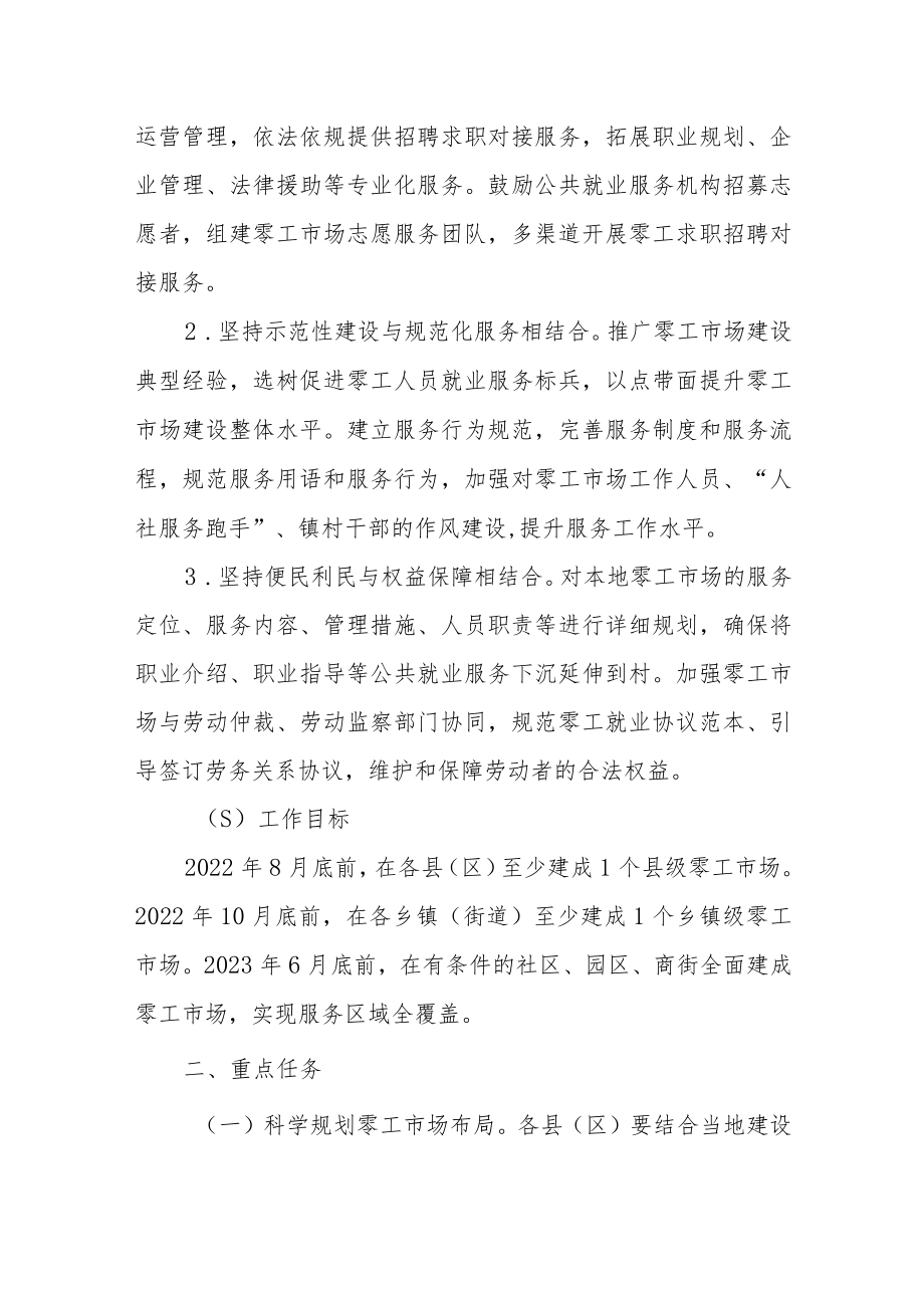 XX市零工市场建设方案.docx_第2页