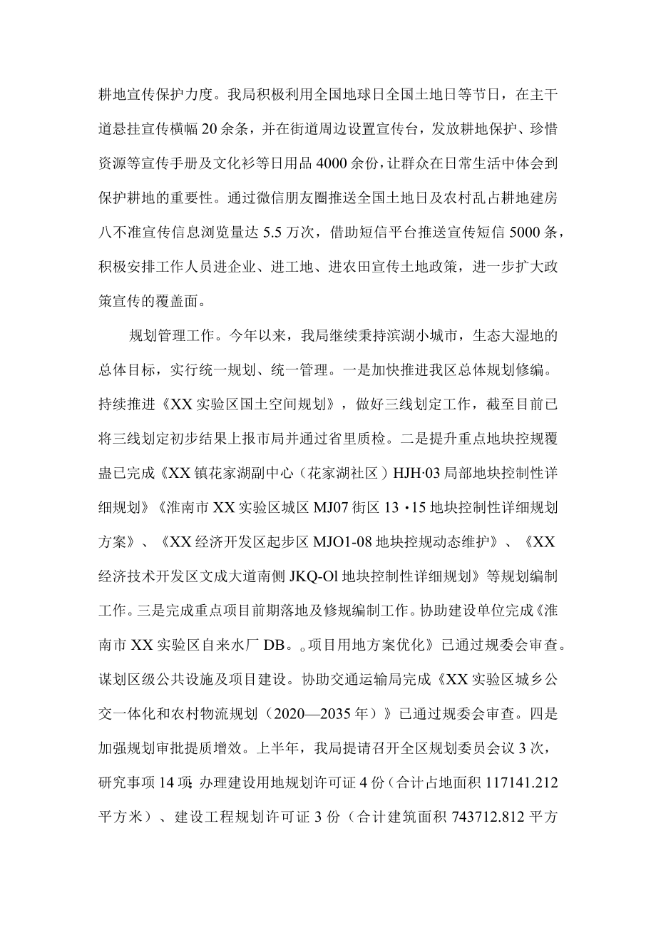 XX县自然资源局2022年度工作总结及2023年工作计划.docx_第2页