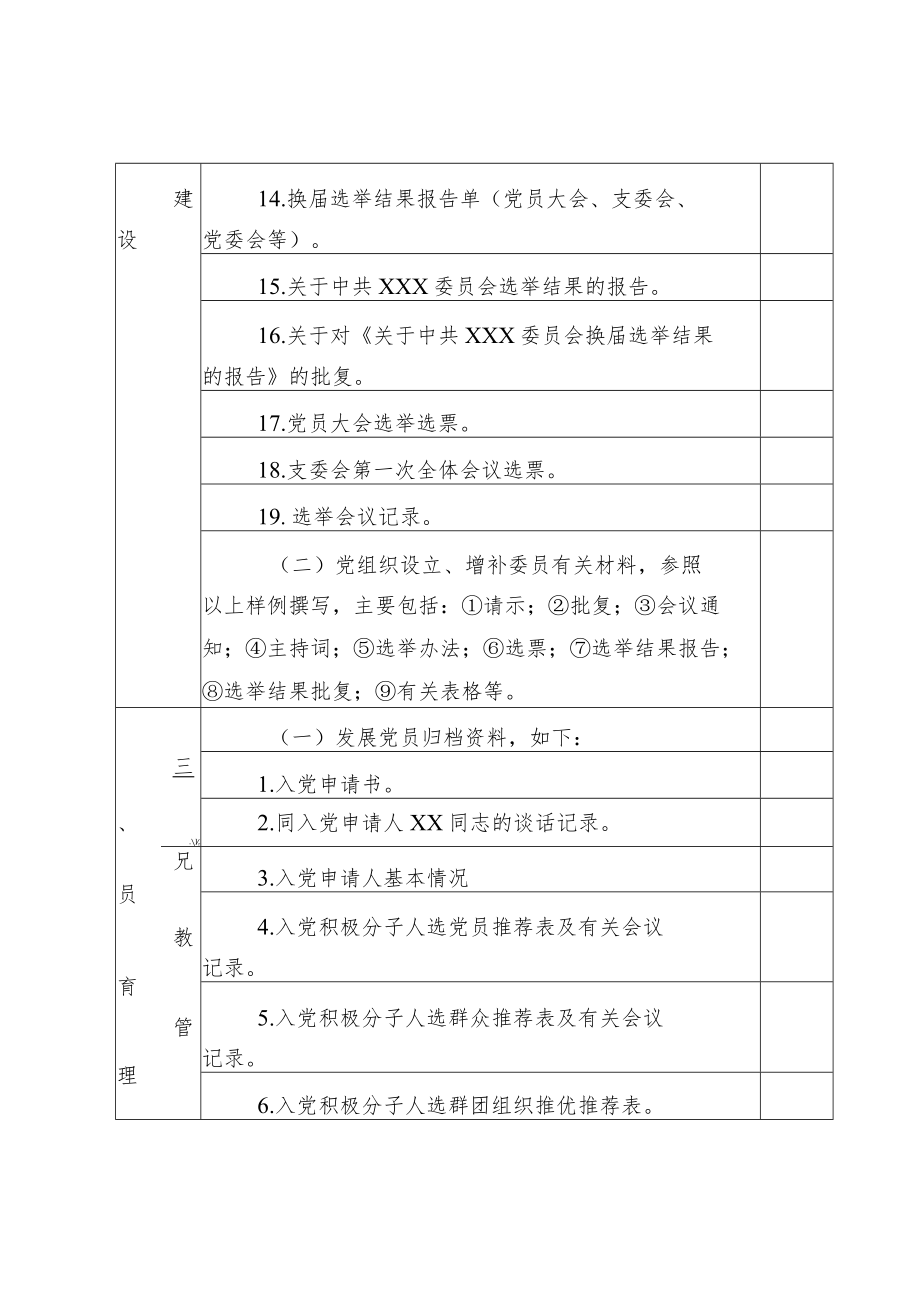 2022年度党建资料归档清单（仅供参考）.docx_第3页