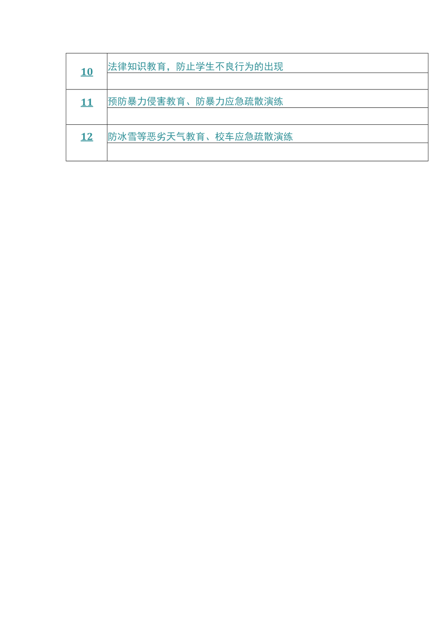 中学安全教育规划表.docx_第3页