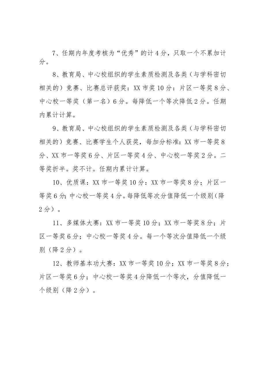 XX中心校教师晋职晋级考核办法.docx_第2页