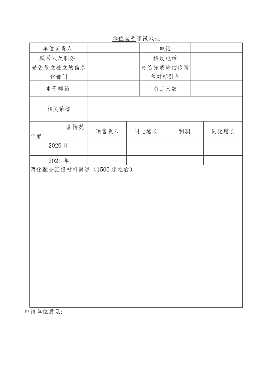 2022年湖北省信息化和工业化融合试点示范企业推荐表、申报表、企业两化融合总结报告要求.docx_第3页