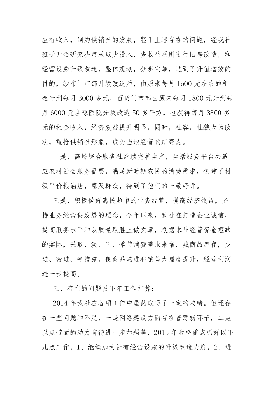 供销社工作总结.docx_第2页