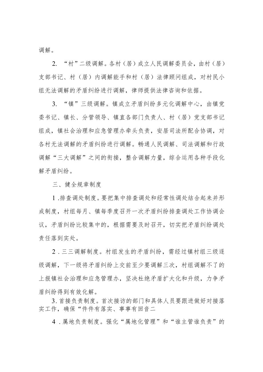 XX镇矛盾纠纷多元化解机制建设实施方案.docx_第2页