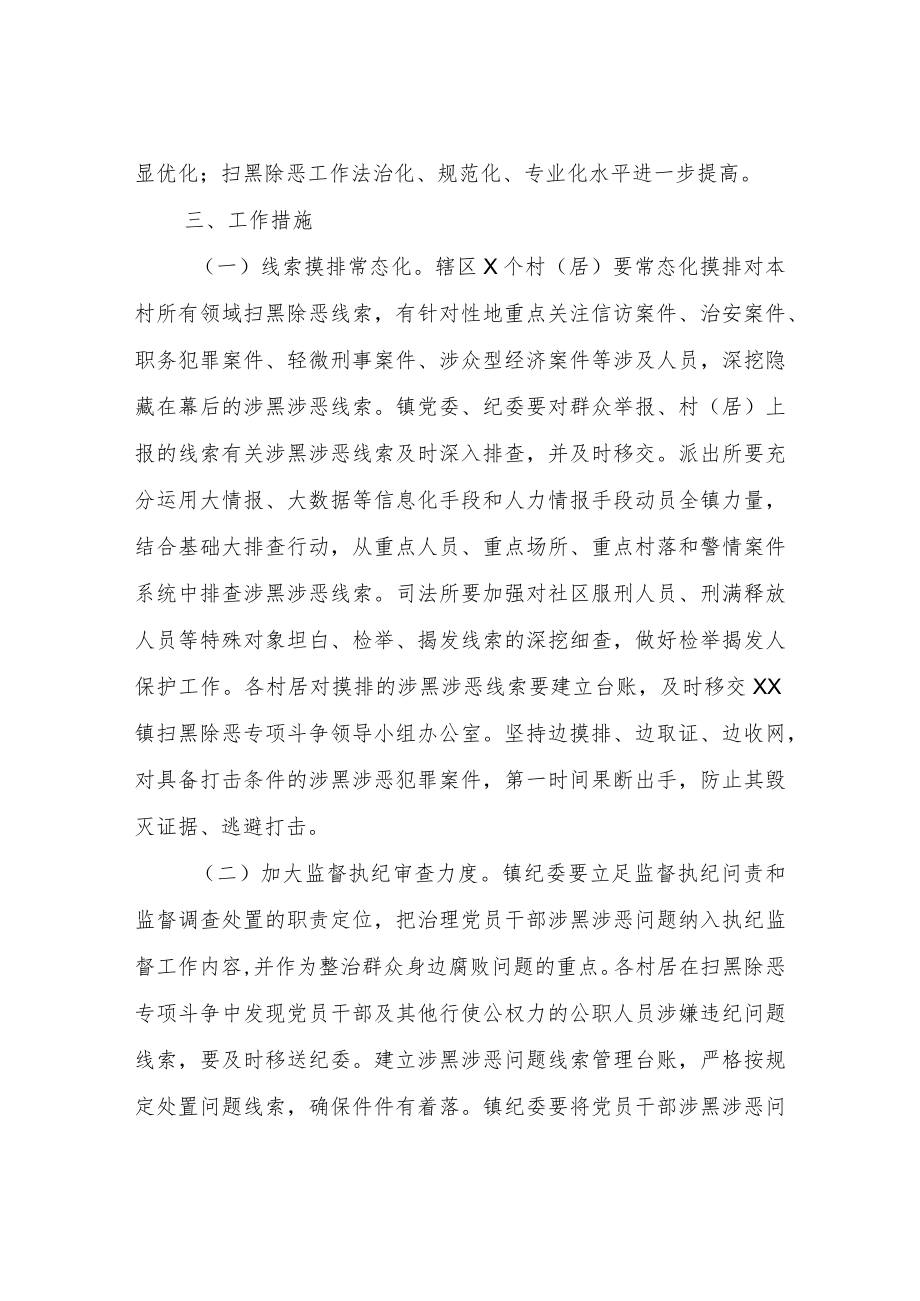 XX镇扫黑除恶长效机制工作方案.docx_第2页