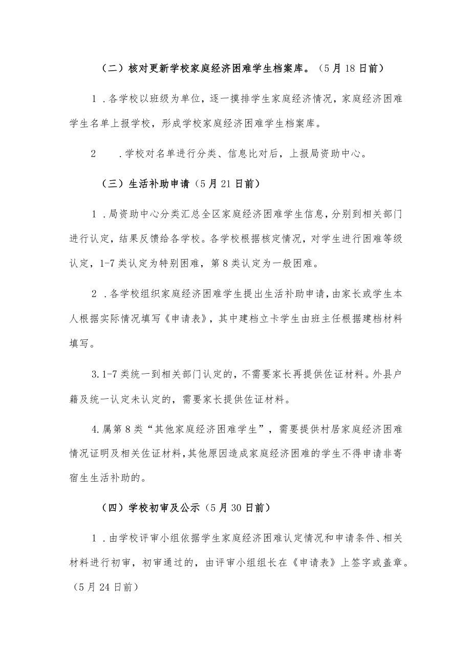 X区义务教育阶段家庭经济困难学生生活补助工作实施方案.docx_第3页