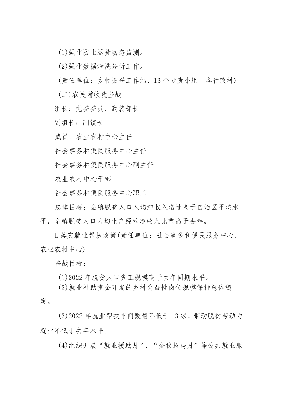 XX镇迎接巩固拓展脱贫攻坚成果后评估百日攻坚行动方案.docx_第2页