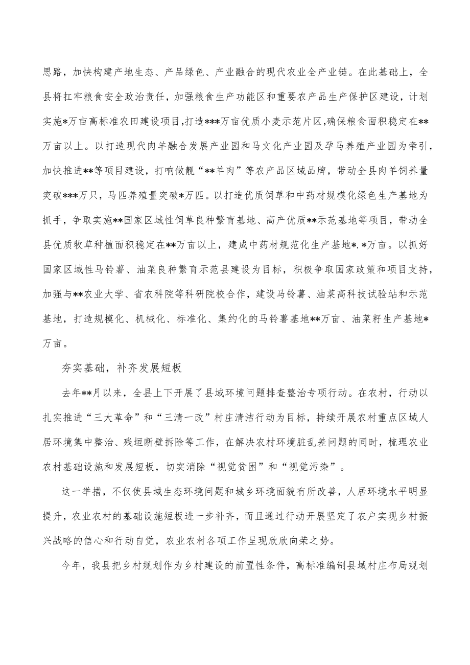 全力推进乡村振兴工作综述.docx_第2页