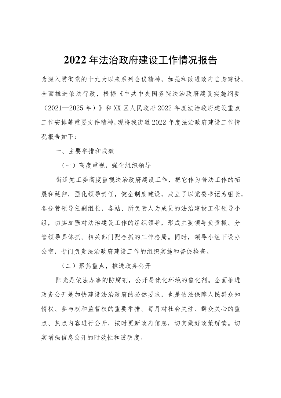 2022年法治政府建设工作情况报告.docx_第1页