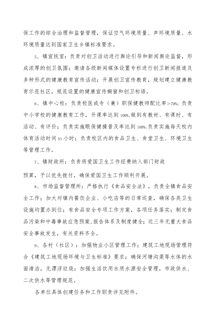 xxx镇创建国家卫生镇实施方案.docx_第3页