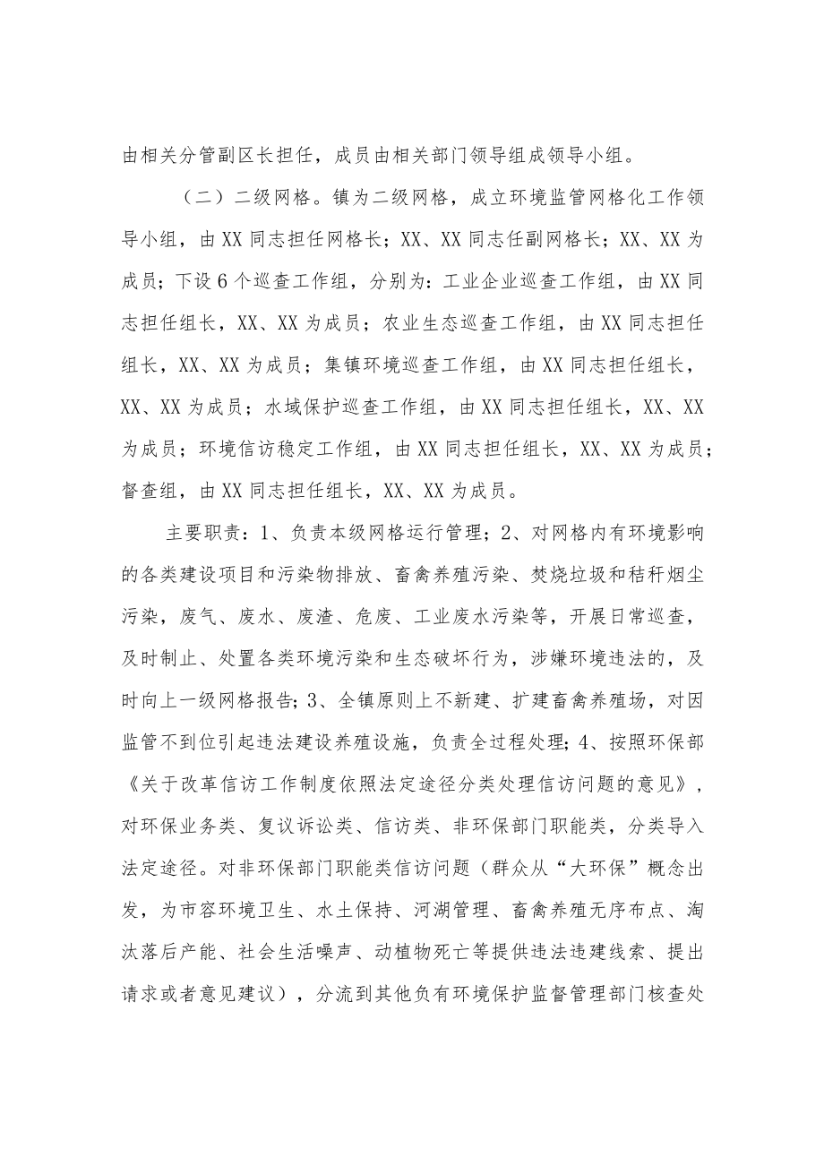 XX镇加强环境监管网格化建设实施方案.docx_第2页