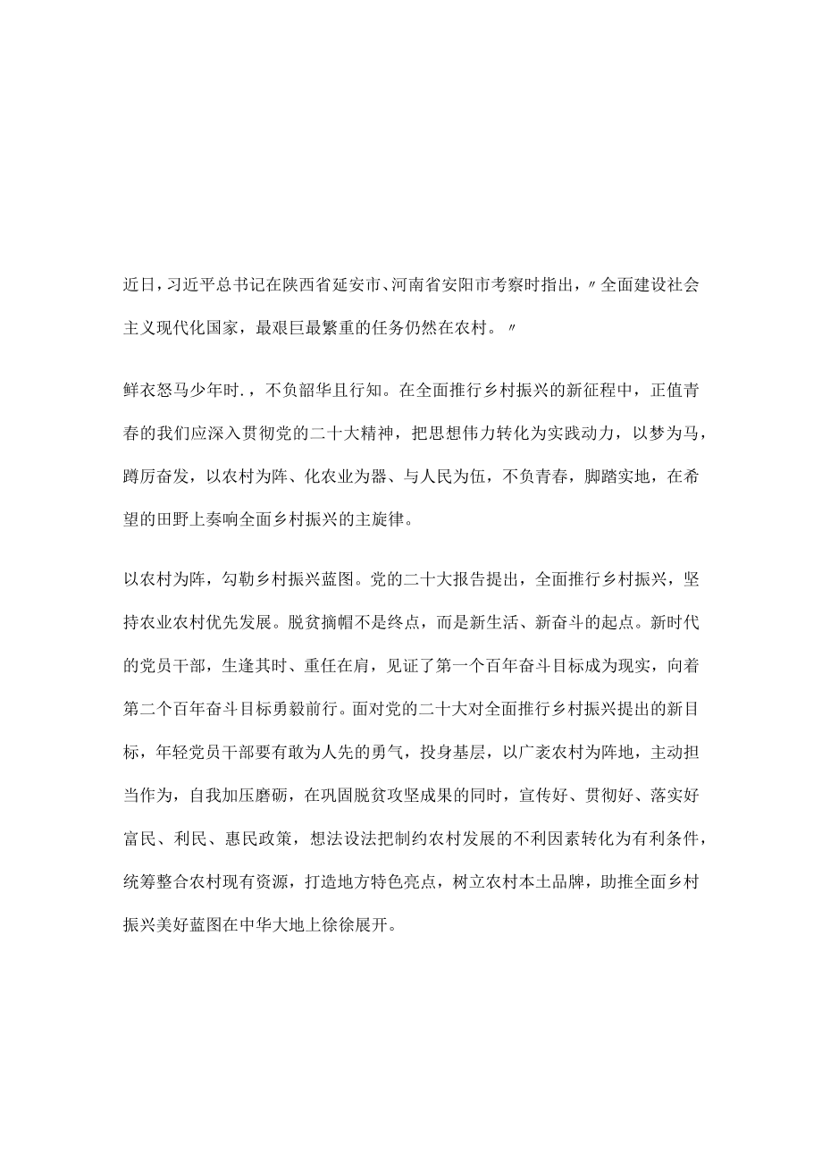 乡村振兴心得体会研讨交流材料3篇.docx_第3页