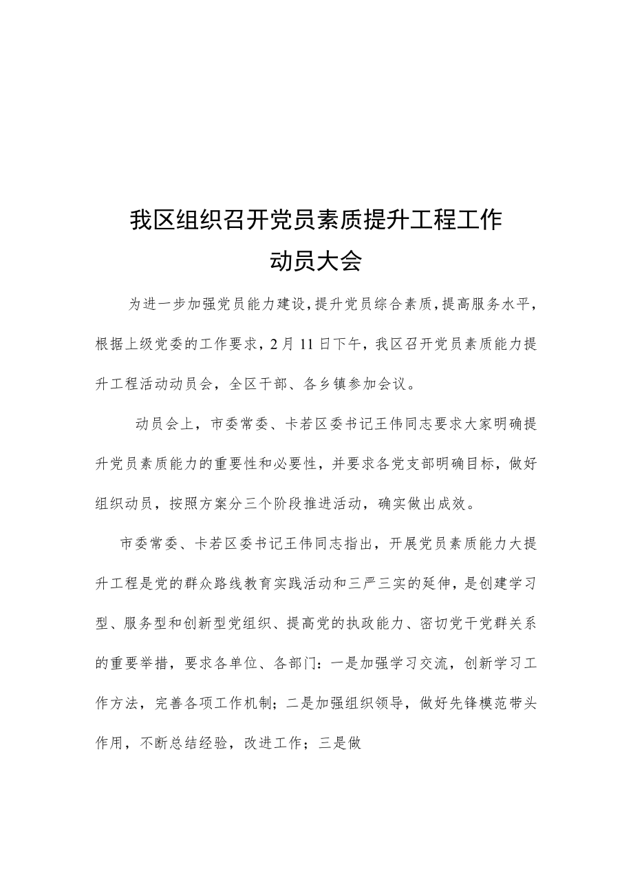 党员素质提升简报.docx_第1页