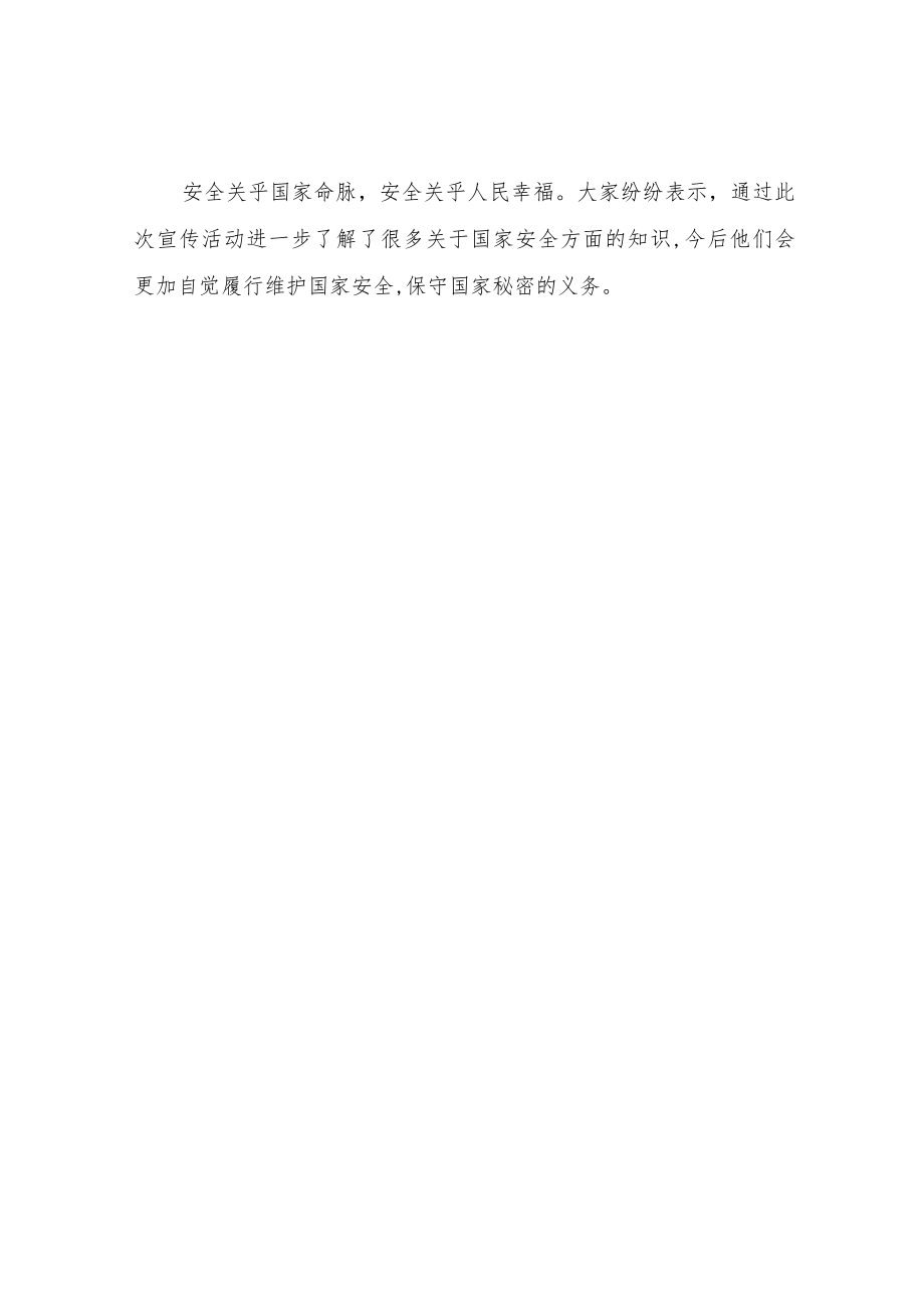 全民国家安全教育日宣传活动总结.docx_第2页