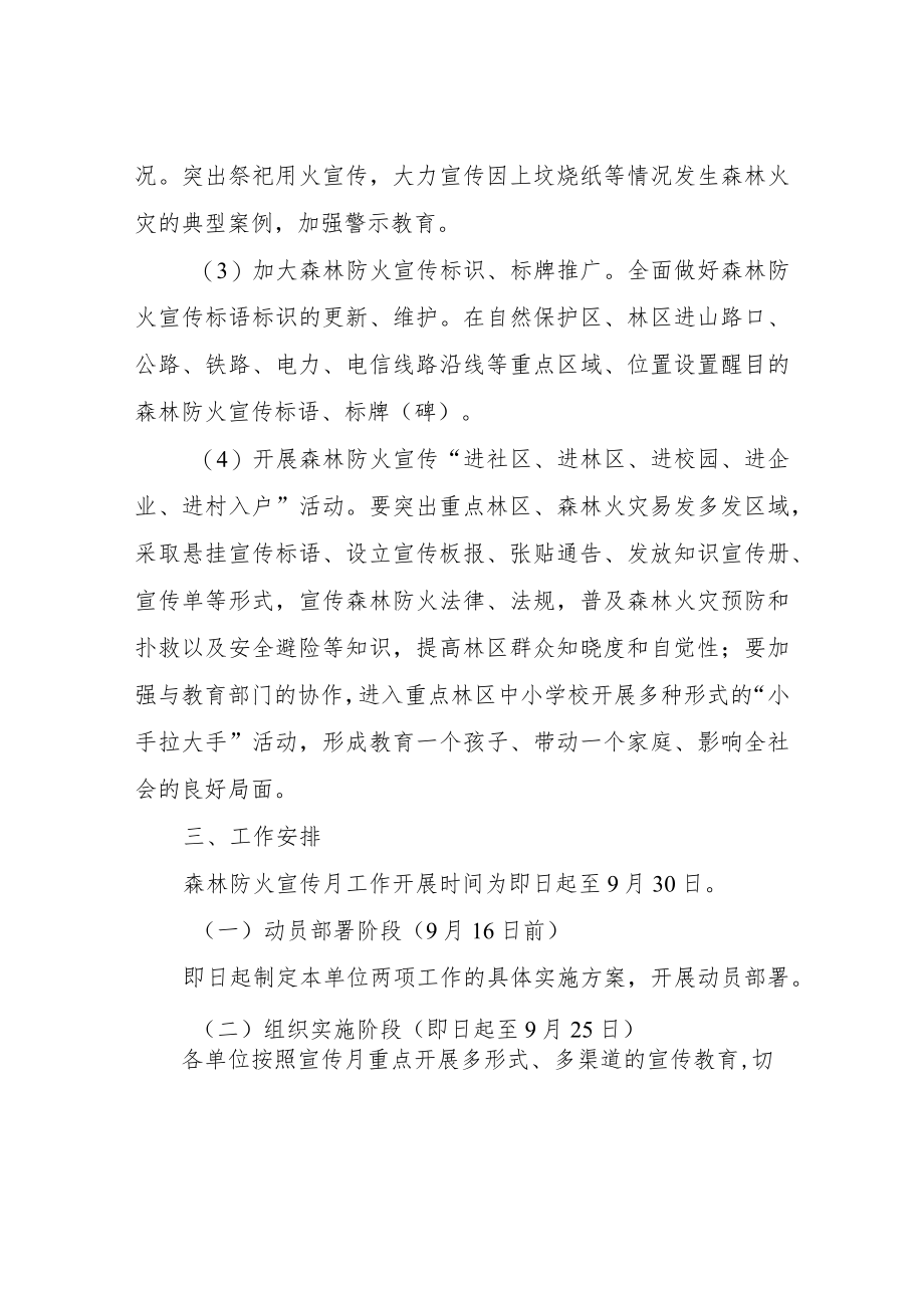 XX县林业局2022年秋冬季森林防火宣传月活动工作方案.docx_第3页