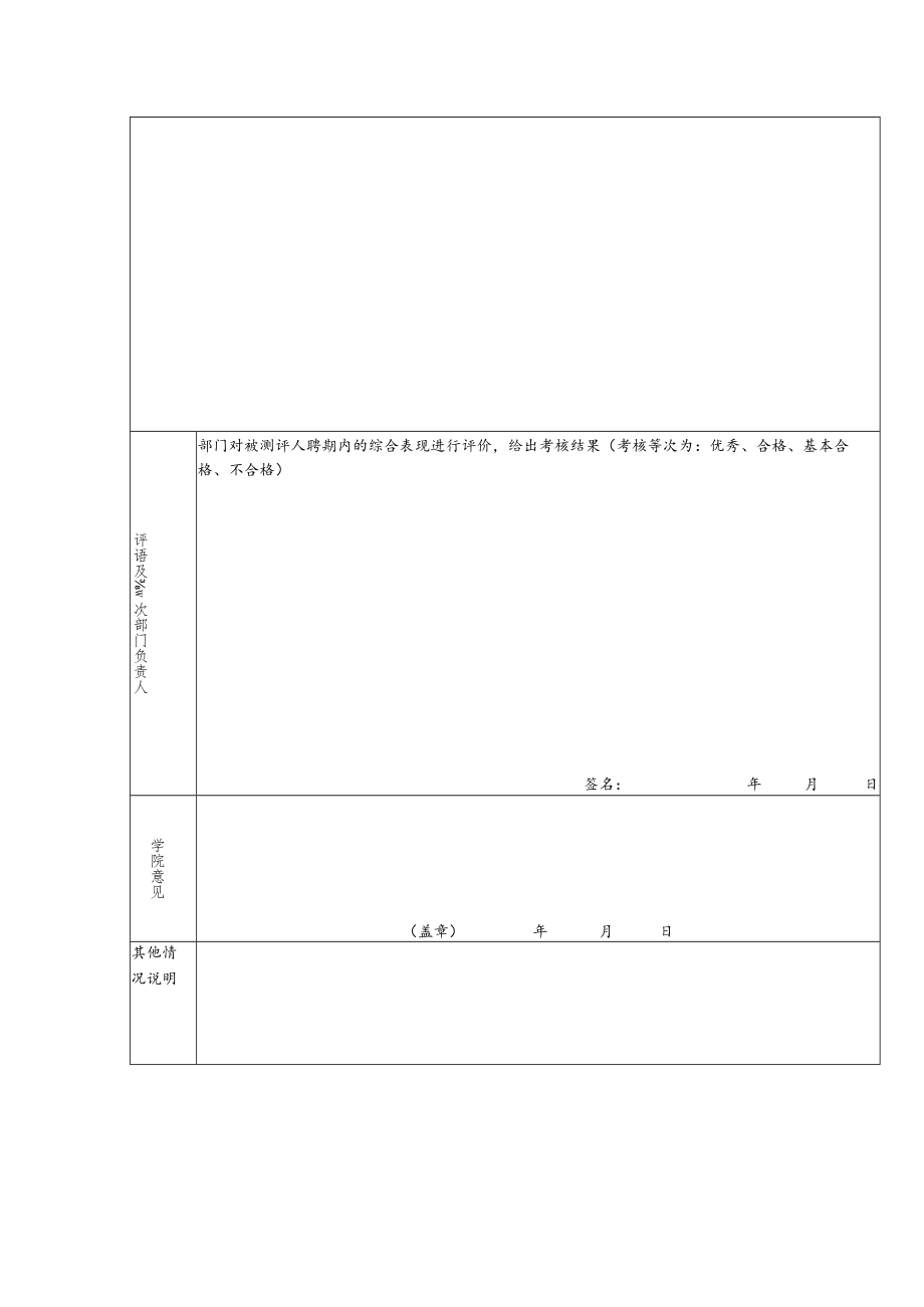 XX工贸职业技术学院合同制工作人员、劳务派遣人员年度考核登记表.docx_第2页