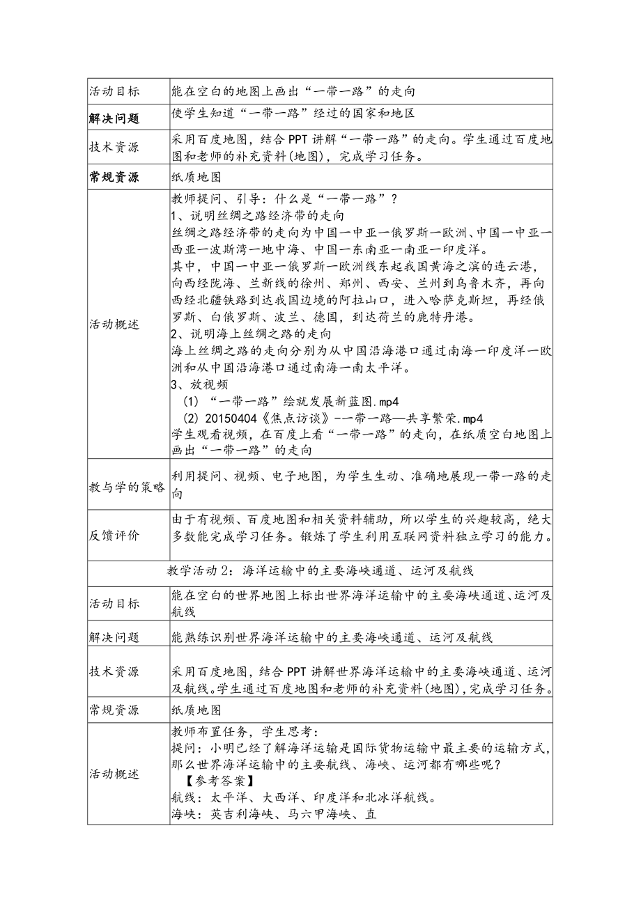 《航线和港口》教学设计.docx_第2页