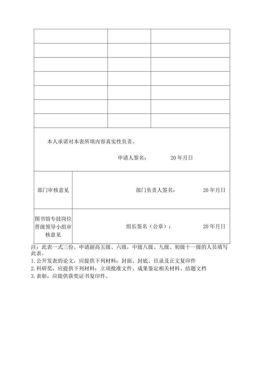 XX理工职业学院图书馆专业技术岗位晋级申请表.docx_第2页