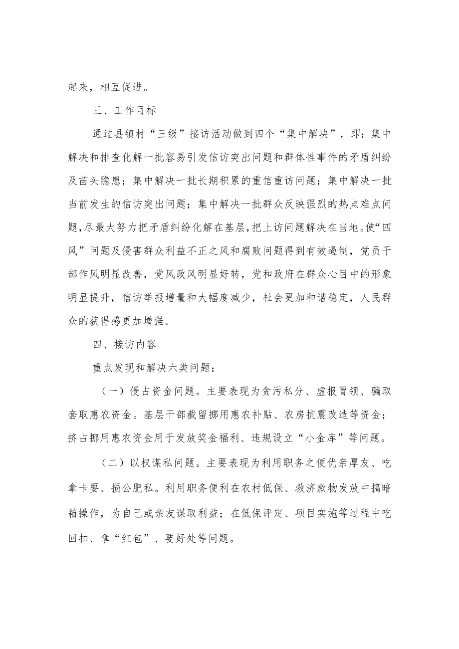 XX镇三级接访活动实施方案.docx_第2页