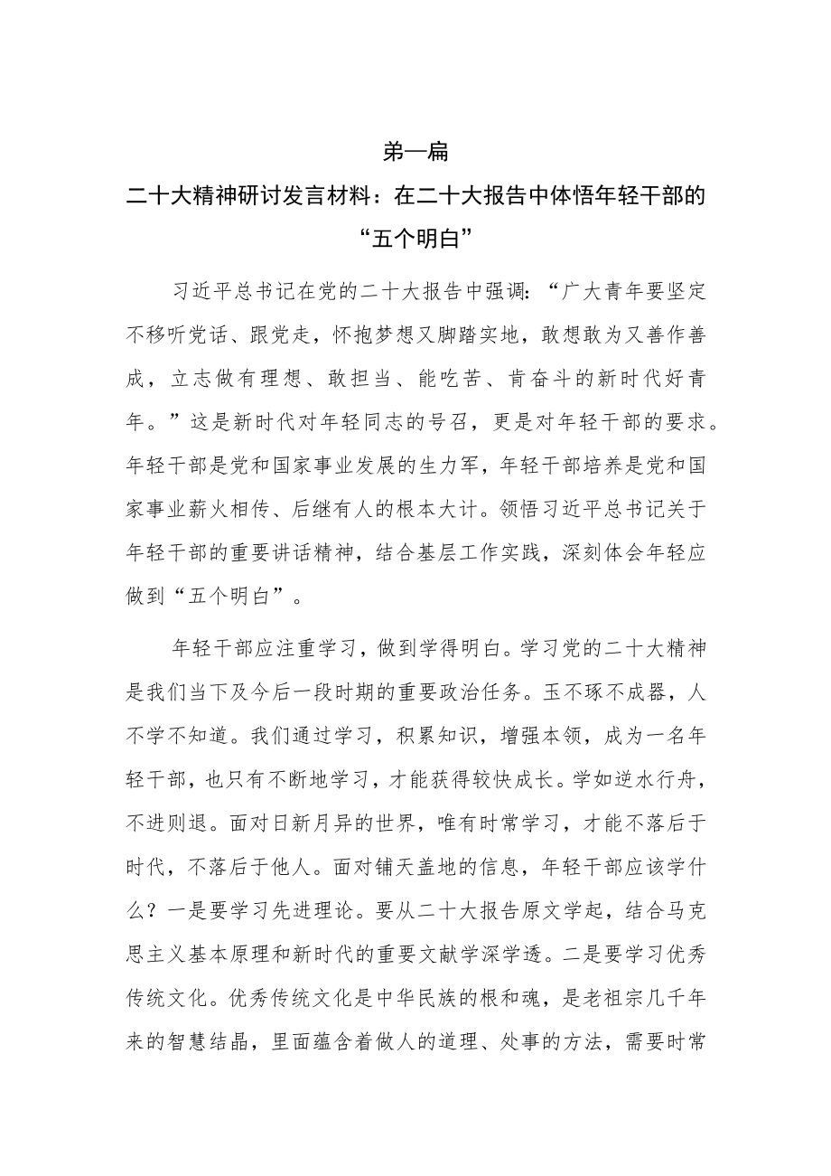 2022年四季度党员干部最新专题研讨发言材料共6篇.docx_第2页