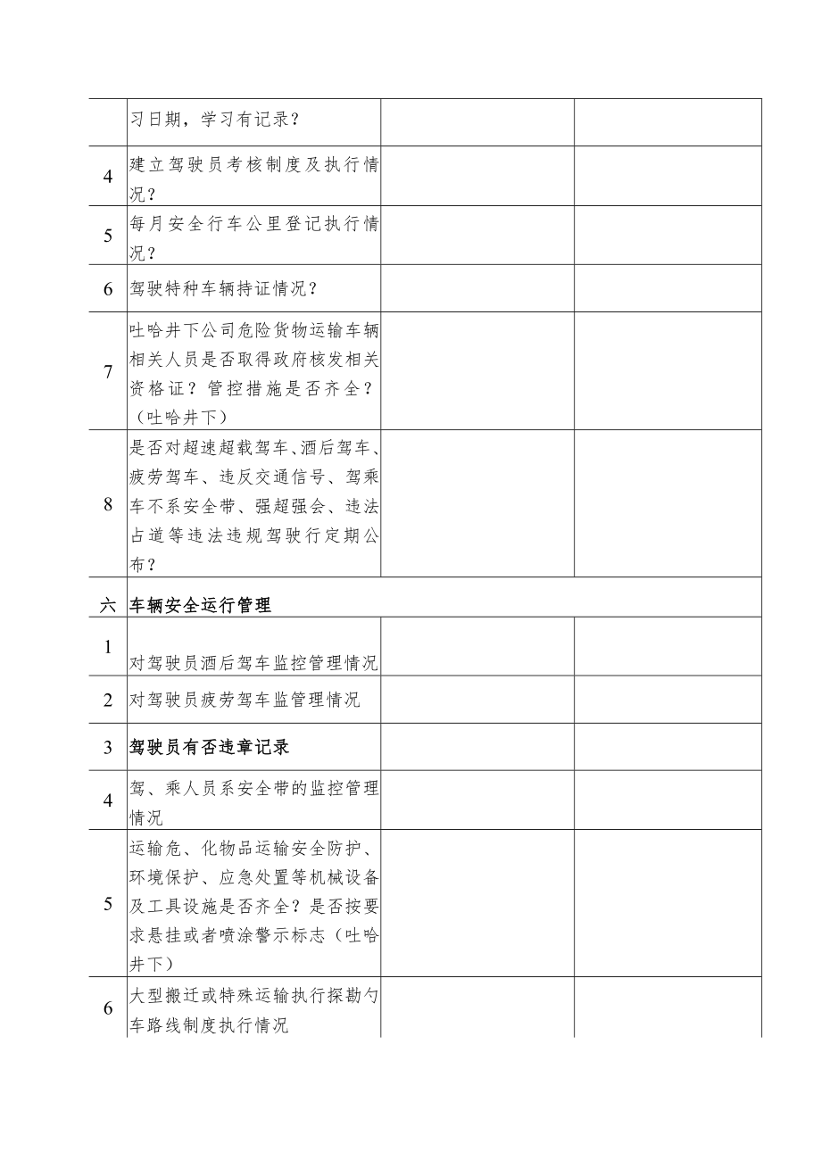 交通安全检查表.docx_第3页