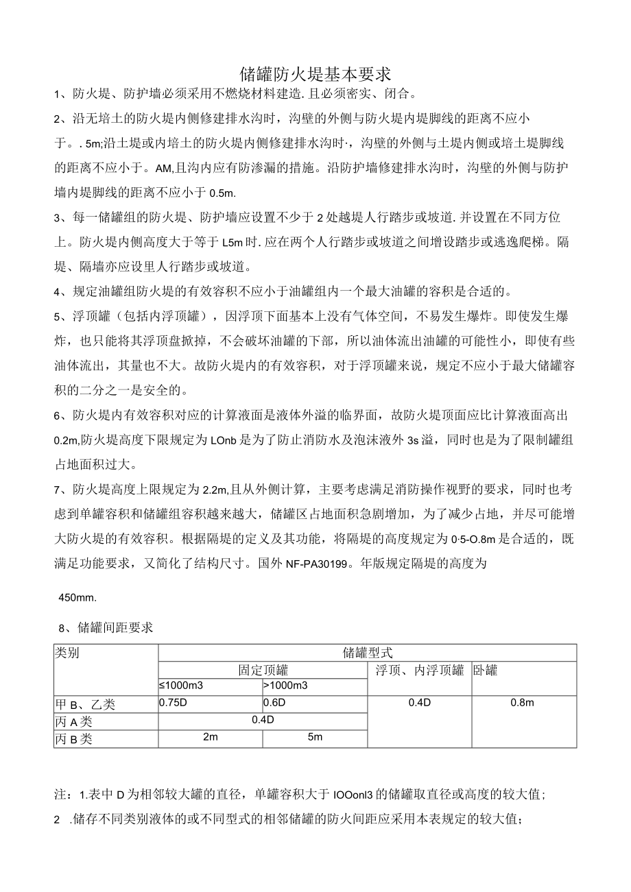 储罐防火堤知识.docx_第1页