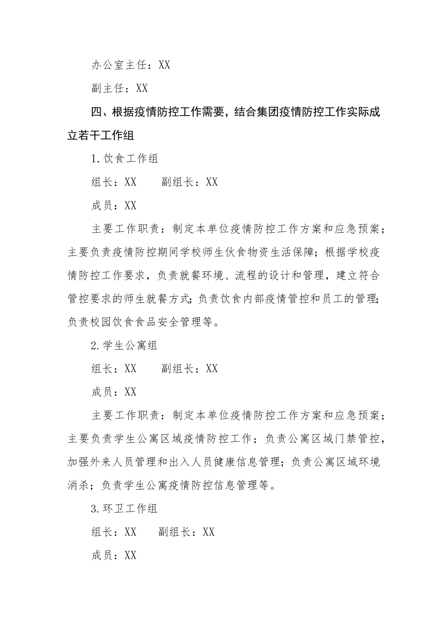 2022大学后勤集团疫情防控工作方案.docx_第2页