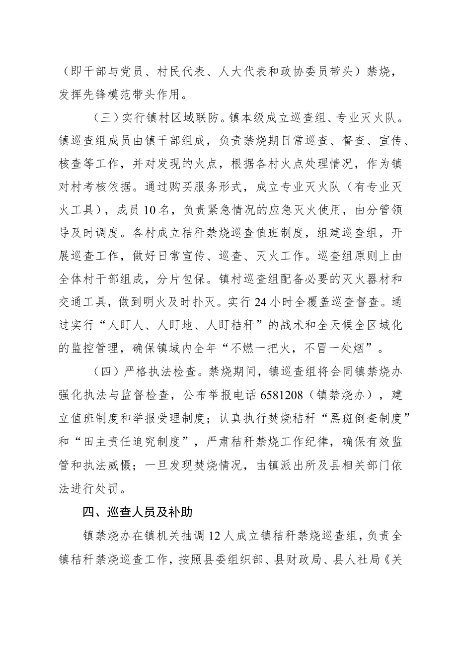 2022XX镇秸秆禁烧工作巡查督查方案.docx_第3页