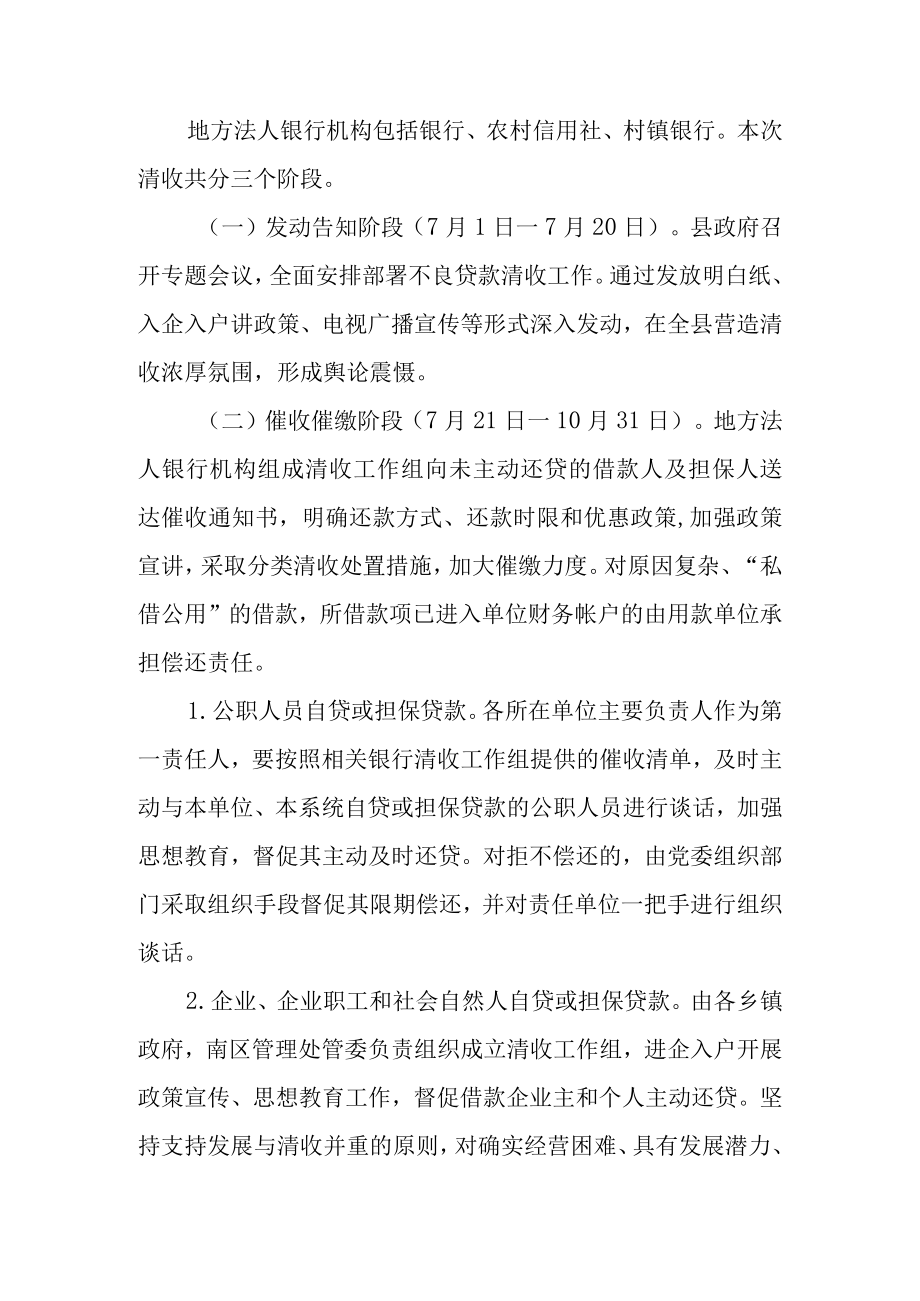 关于地方法人银行机构不良贷款清收专项行动的实施方案（2022）.docx_第2页