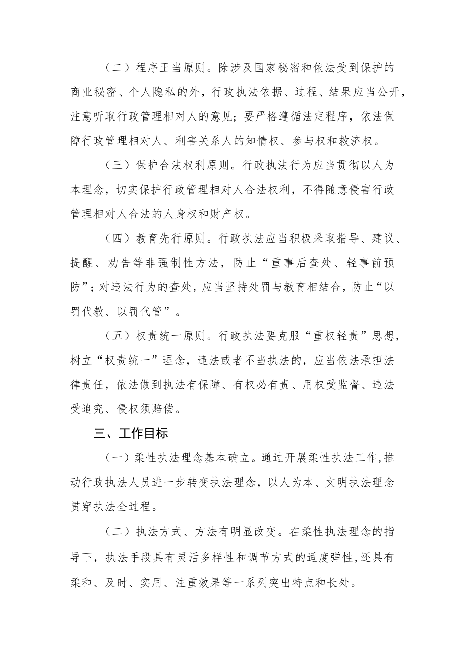 综合行政执法局关于柔性执法实施方案.docx_第2页