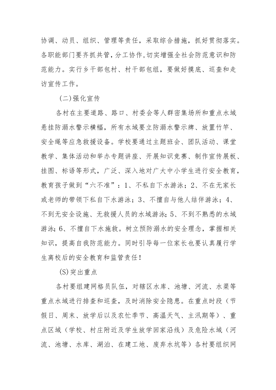 预防青少年学生溺水专项行动实施方案.docx_第3页