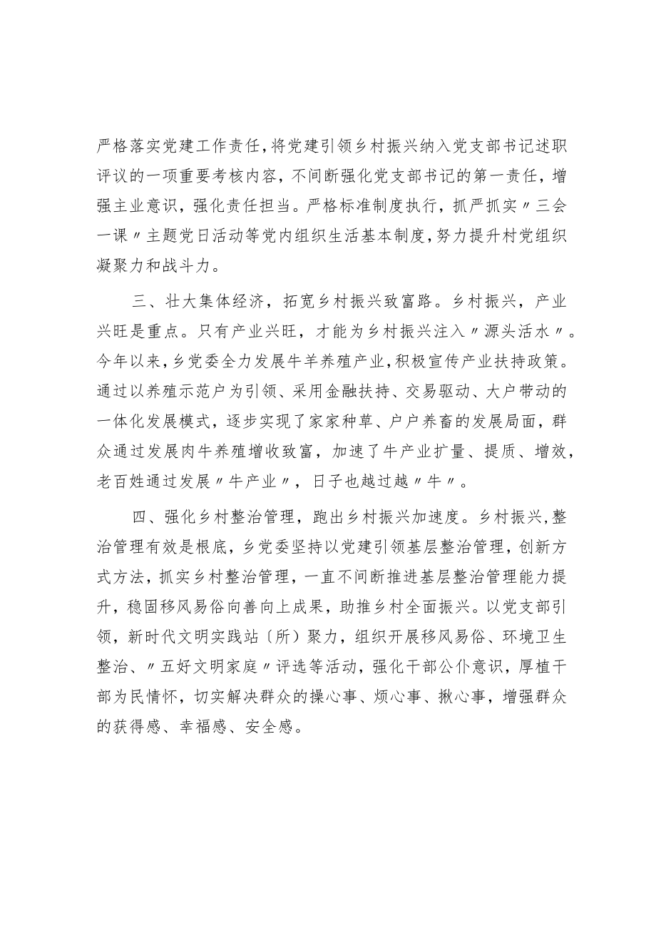 党建引领乡村振兴经验交流材料.docx_第2页