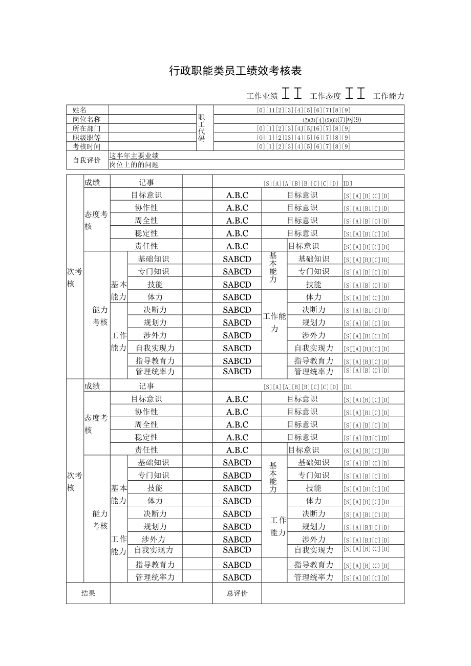 人事考核表.docx_第1页