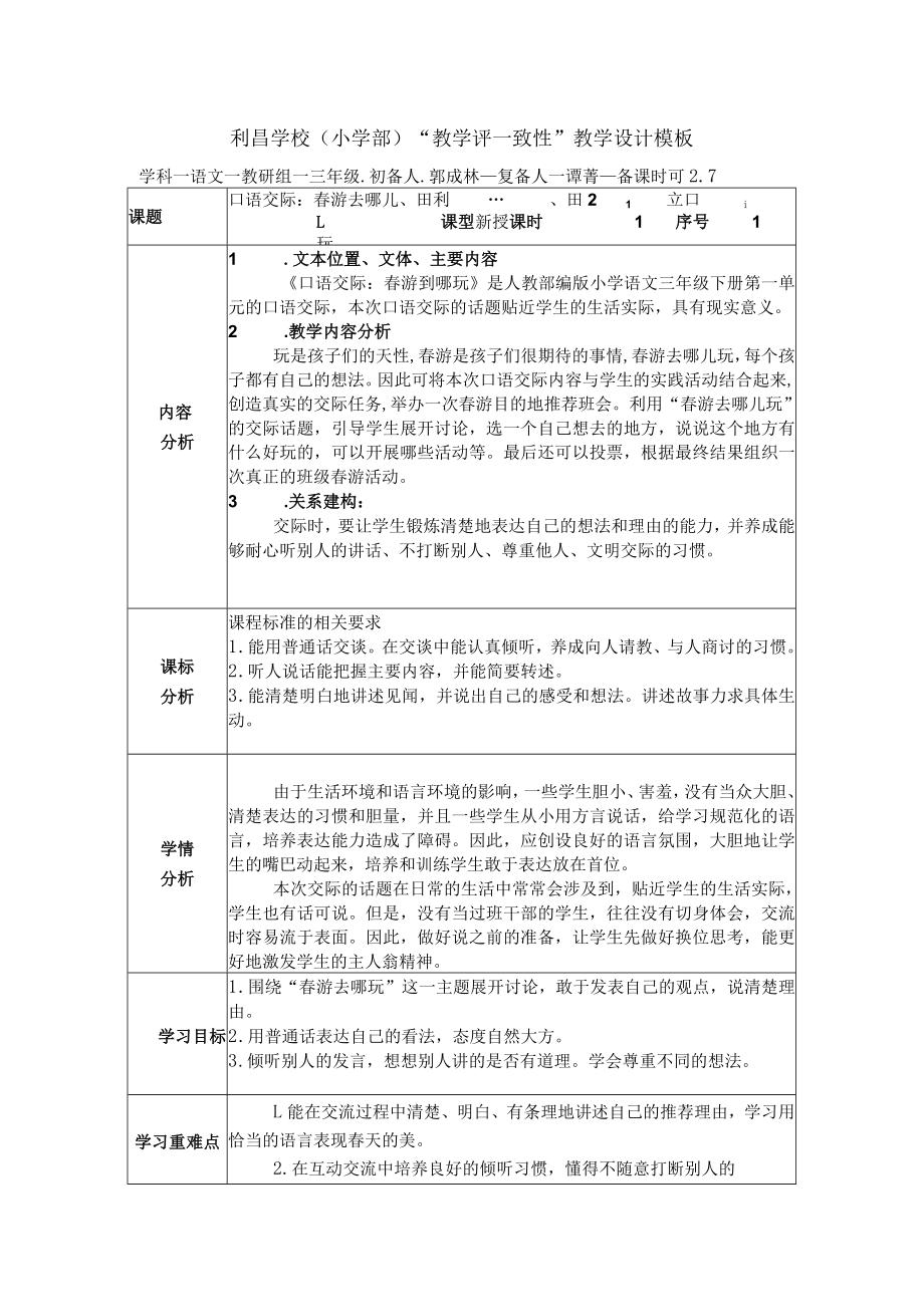 口语交际：春游去哪儿玩.docx_第1页