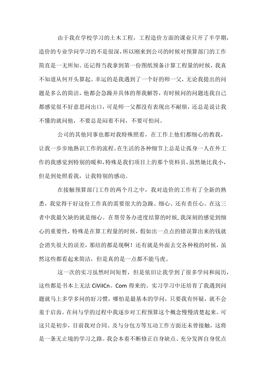 预算员实习心得体会.docx_第2页